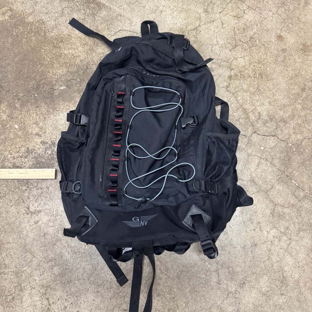 Genova Black Sports Classic Outdoor Hiking Backpack